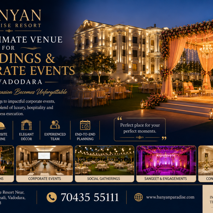 Banyan Paradise Resort: The Ultimate Venue for Weddings & Corporate Events in Vadodara