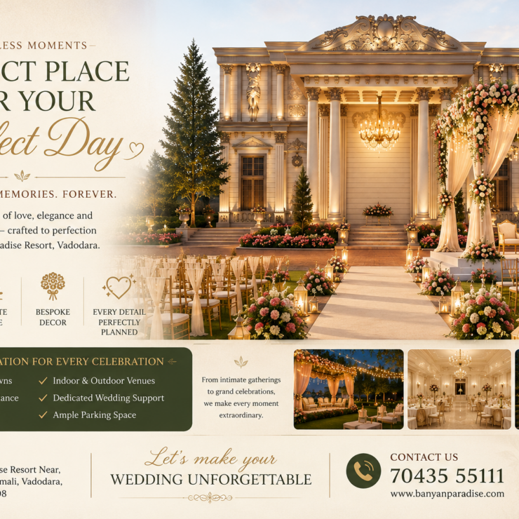 Top 5 Wedding Locations or Venues in Vadodara