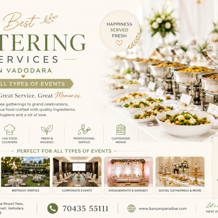 Best Catering Services in Vadodara for All Types of Events | Banyan Paradise Resort
