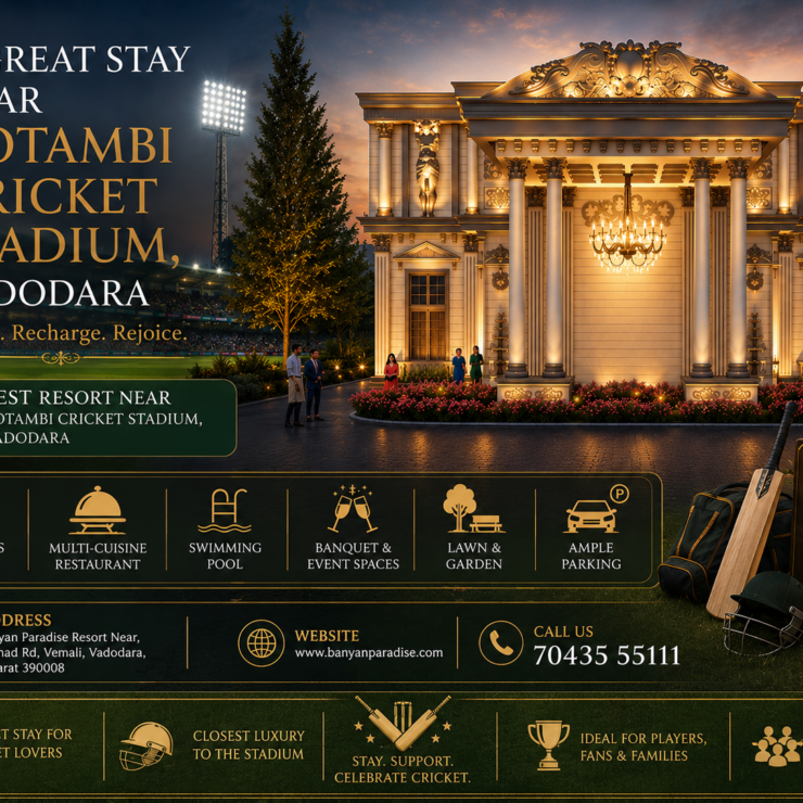 Banyan Paradise Resort — a great stay near Kotambi Cricket Stadium, Vadodara | Best Resort Near Kotambi Cricket Stadium , Vadodara